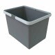 Elletipi Plastový koš s rukojeťmi 12 l, šedá, 12 l - thumb (0)