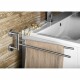 SAPHO XS405 X-Steel otočný držák na ručníky dvojitý 42 cm, nerez - thumb (1)