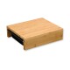 Kesper 58355 Krájecí prkénko s odkládacími miskami, nerez, 35 x 29 x 9,5 cm - thumb (0)