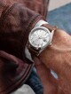 Nivada Grenchen Antarctic Spider - Black leather White Stitching - thumb (11)