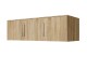 ArtStol Šatní skříň BALI D3 s nástavcem | dub sonoma 147 cm - thumb (1)