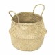 Compactor Pletený úložný košík z mořské trávy Belly, 35 x 32 cm, přírodní, M - thumb (2)