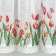 ArtFir Záclona STELLA P | bílá s tulipány 150 x 30 cm - thumb (5)