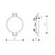 Panlux PN14300006 Podhledové LED svítidlo Downlight Round 6 W, přírodní bílá - thumb (2)