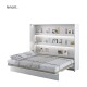 Dig-net nábytek Sklápěcí postel Lenart BED CONCEPT BC-14p | bílý lesk 160 x 200 cm - thumb (0)