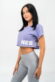 NEBBIA Hero N°3 Crop Top Powerhouse 279 Purple - thumb (0)