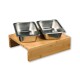Kesper 58355 Krájecí prkénko s odkládacími miskami, nerez, 35 x 29 x 9,5 cm - thumb (3)