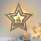 Solight LED nástěnná dekorace vánoční hvězda, 24x LED, 2x AA - thumb (7)