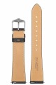 Řemínek Hirsch Bologna - černý - 20 mm - M – Střední délka - 16 mm - Stříbrná - thumb (2)