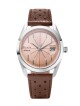 Nivada Grenchen Antarctic Salmon Spider - Brown Racing Strap - thumb (0)