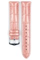 Řemínek Hirsch Duke METALLIC - růžový - 18 mm - M – Střední délka - 16 mm - Stříbrná - thumb (2)
