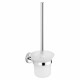 AQUALINE SB108 Samba nástěnná WC štětka, mléčné sklo - thumb (0)