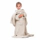 Decoking Deka s rukávy Lazy Kids krémová, 90 x 105 cm - thumb (1)