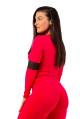 Dámské tričko Nebbia  Long Sleeve Smart Pocket Sporty Top 418 pink M - thumb (1)