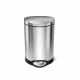 Simplehuman Pedálový půlkulatý koš 6 l, nerez - thumb (1)