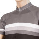 Pánský cyklistický dres Sensor  Cyklo Summer Stripe Black/Grey L - thumb (3)