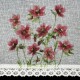ArtFir Záclona ISA P | červené květy 150 x 60 cm - thumb (3)