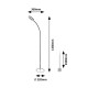 Rabalux 74004 stojací LED lampa Rader, 11 W, černá - thumb (4)