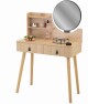 ArtJum Toaletní stolek SCANDI 2 béžová | CM-324305 - thumb (0)