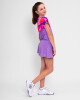 Dívčí sukně BIDI BADU  Spike Printed Wavy Junior Skort Lilac/Pink 140 cm - thumb (2)