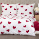 4Home Bavlněné povlečení Red Hearts, 160 x 200 cm, 70 x 80 cm - thumb (0)