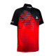 Pánské tričko Joola  Shirt Zephir Polo Black/Red S - thumb (2)