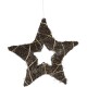 Vánoční LED hvězda Browee tmavě hnědá, 30 LED, 39 x 37 x 4 cm - thumb (0)