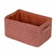 Compactor Úložný košík LILOU, 23 x 15 x 12 cm, terakota - thumb (0)