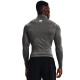 Pánské tričko Under Armour  HeatGear Armour Comp Mock LS Gray XS - thumb (1)