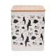 Orion Orion Dóza plech/bambus 11,5x11,5x14 cm MAZLÍČCI , S - thumb (0)
