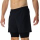 Pánské šortky UYN  RUNNING EXCELERATION OW PERFORMANCE 2IN1 SHORT Black XL - thumb (1)