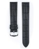 Řemínek Hirsch Duke - šedý - 16 mm - M – Střední délka - 14 mm - Stříbrná - thumb (1)