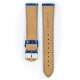 Řemínek Hirsch Genuine Croco - královská modrá, lesk - 22 mm - L – Standardní délka (doporučujeme) - 20 mm - Rose Gold - thumb (2)