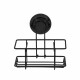 Malá polička na zeď Compactor Bestlock Black s přísavkou - bez vrtání, nosnost až 6 kg - thumb (1)