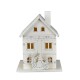 Vánoční svítící dekorace Dřevěný domek, 8 x 10 x 8 cm, LED - thumb (0)