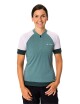 Dámský cyklistický dres VAUDE  Altissimo Q-Zip Shirt Dusty moss 38 - thumb (1)