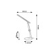 Rabalux 74198 smart stolní LED lampa Isak, černá - thumb (10)