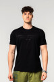 Pánské tričko Nebbia  Muscle Fit T-shirt FLEXIN' Black M - thumb (0)