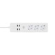 Tellur WiFi Smart Power Strip, 3x zásuvka, 4x USB 4A, 2200W, 10A, 1.8m, bílá - thumb (0)