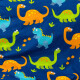 4Home Dětské bavlněné povlečení do postýlky Dino, 100 x 135 cm, 40 x 60 cm - thumb (4)