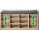 Kesper 15920 Botník s podsedákem, dekor dub, 103,5 x 48 x 29,5 cm - thumb (2)