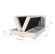 FDM Manželská postel LINCOLN Boxspring | grafit 160 x 200 cm - thumb (4)