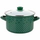 Smaltovaný hrnec RETRO 16 cm, zelená - thumb (0)