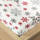 4Home Prostěradlo mikroflanel Snowflakes, 90 x 200 cm - thumb (1)