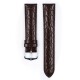 Řemínek Hirsch Crocograin (NO QR) - hnědý - 20 mm - M – Střední délka - 18 mm - Zlatá - thumb (2)