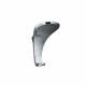 SAPHO LF001 háček, výška 10 cm, ABS, stříbrná - thumb (0)