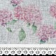 ArtFir Krátká záclona MONA P | bílá/růžová 150 x 30 cm - thumb (3)