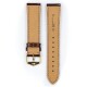 Řemínek Hirsch Earl alligator - hnědý, mat - 24 mm - L – Standardní délka (doporučujeme) - 22 mm - Stříbrná - thumb (2)