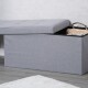 Kesper 15952 Čalouněná komoda, světle šedá, 76 x 38 x 38 cm - thumb (1)
