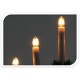 Vánoční svícen Candle Bridge červená, 7 LED - thumb (1)